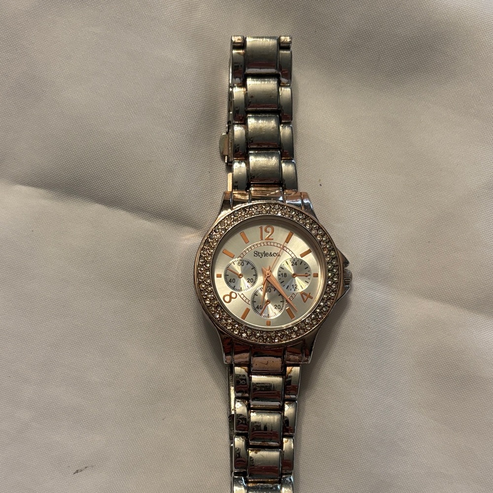 Stylish Silver Women's Watch byStyle & Co